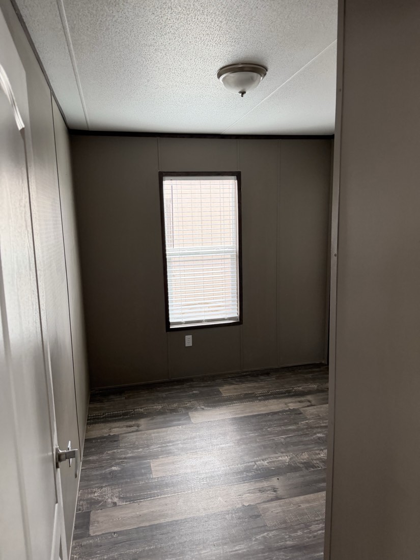 Room with vinyl flooring