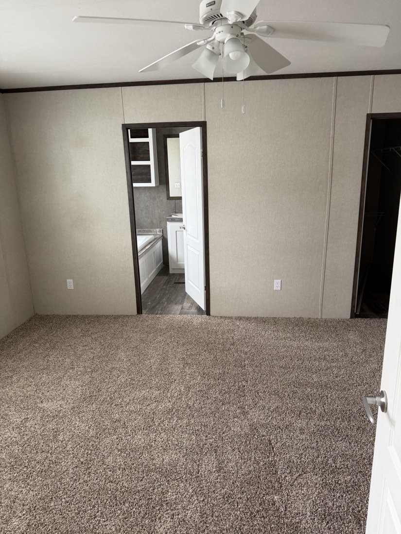 Primary bedroom with ensuite access